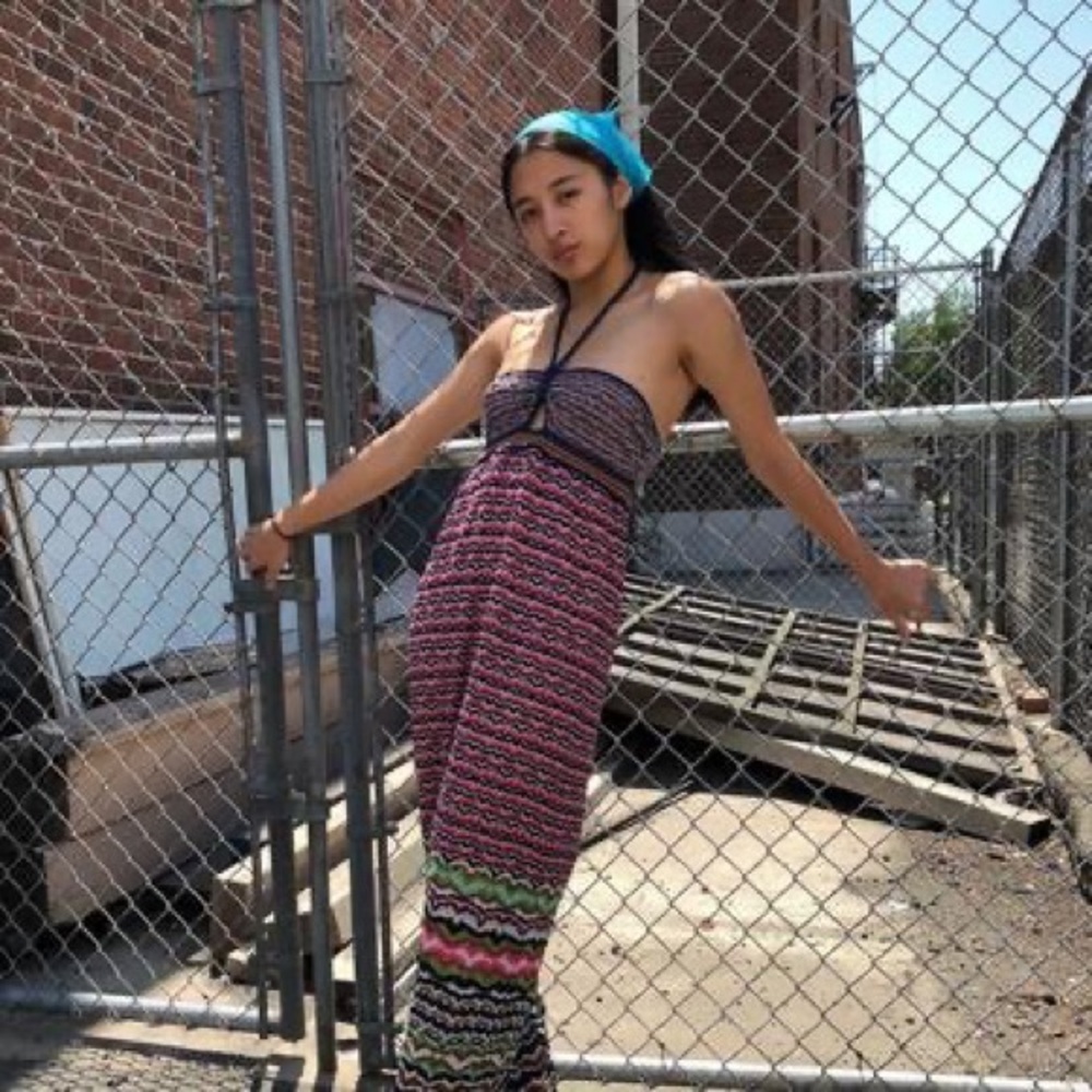 MISSONI halter maxi dress